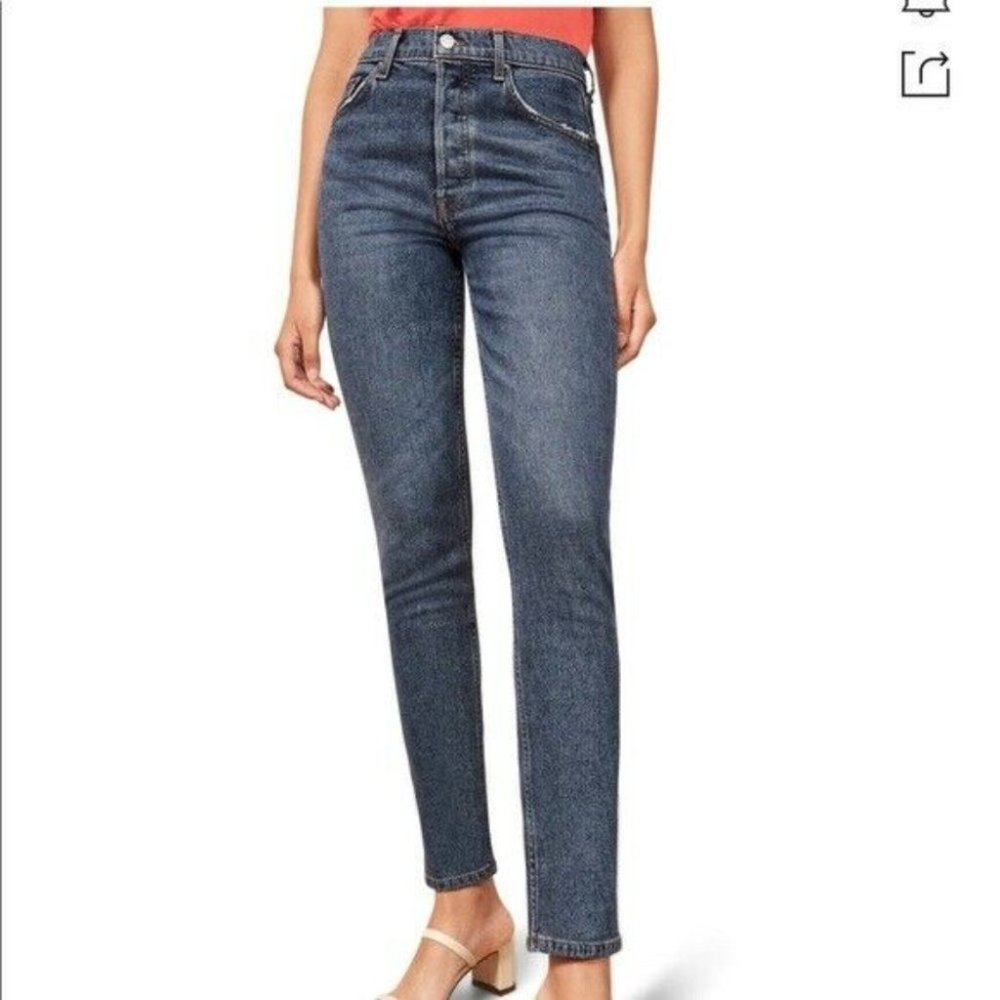 Reformation Serena high skinny jeans sz 23